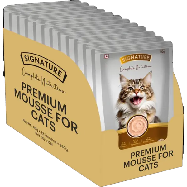 Signature Grain Zero Chicken Mousse Adult Cat Wet Food box Signature Grain Zero Chicken Mousse Adult Cat Wet Food