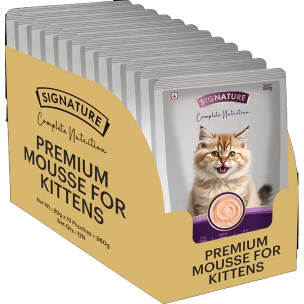 Signature Grain Zero Ocean Fish Mousse Kitten Wet Food