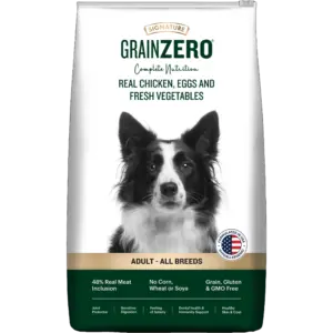 Signature Grain Zero Real Chicken, Eggs & Fresh Vegetables Adult Dog Dry Food