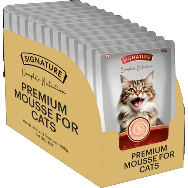 Signature Grain Zero Salmon Mousse Adult Cat Wet Food box Signature Grain Zero Salmon Mousse Adult Cat Wet Food