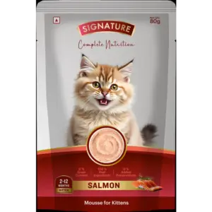 Signature Grain Zero Salmon Mousse Kitten Wet Food Signature Grain Zero Salmon Mousse Kitten Wet Food