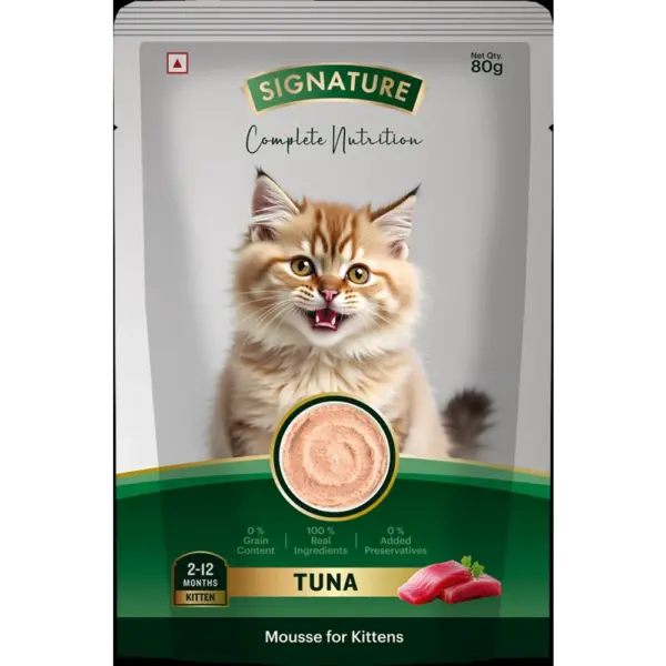 Signature Grain Zero Tuna Mousse Kitten Wet Food Signature Grain Zero Tuna Mousse Kitten Wet Food